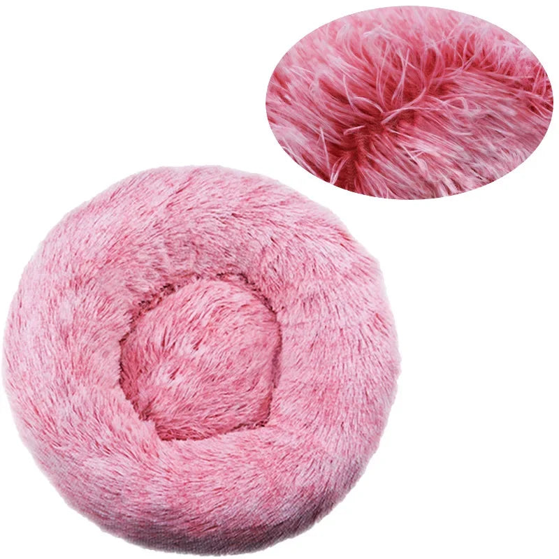 Round Plush Pet Bed