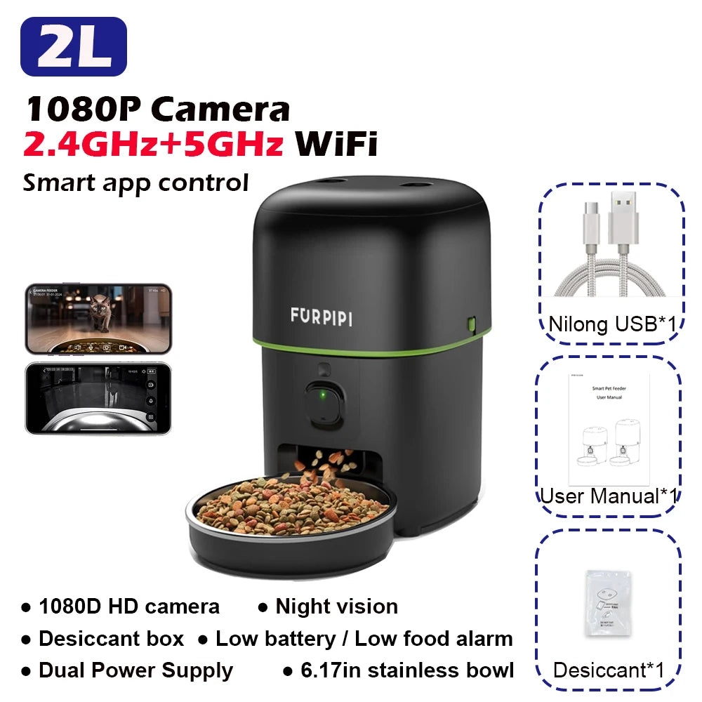 1080P Smart Automatic Cat Feeder