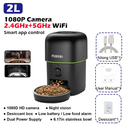 1080P Smart Automatic Cat Feeder
