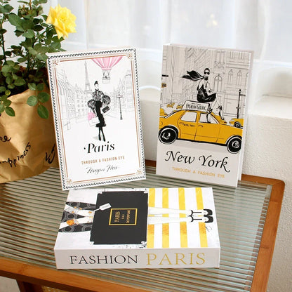 3Pcs Decorative Fake Books