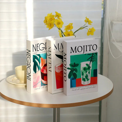 3Pcs Decorative Fake Books