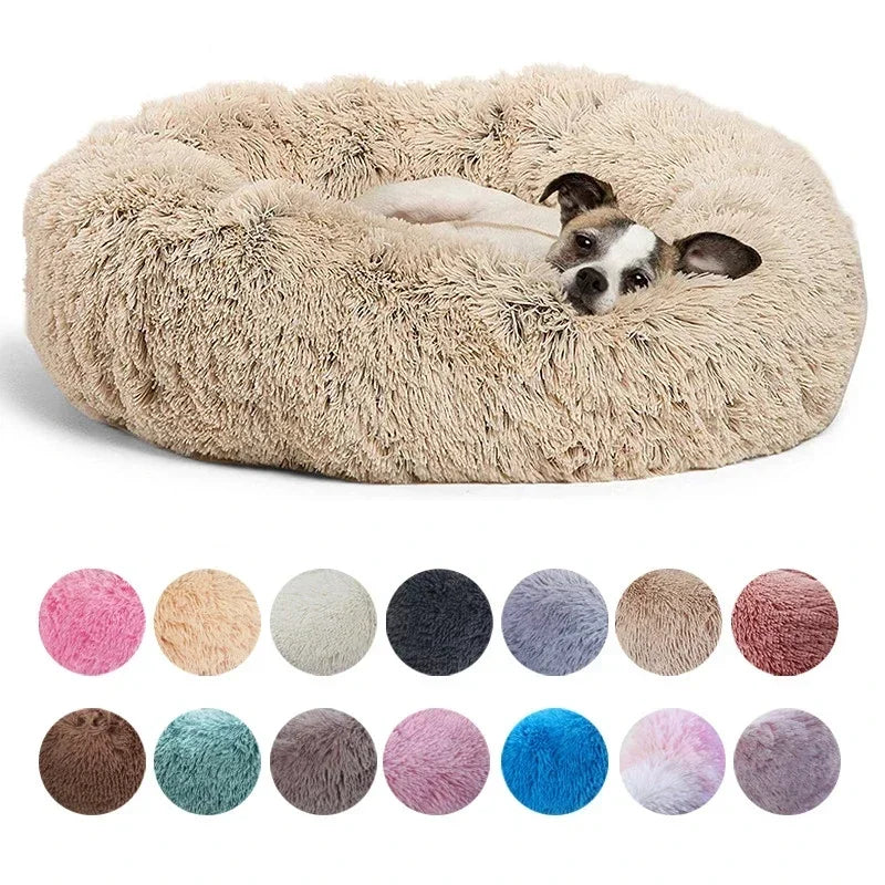 Round Plush Pet Bed