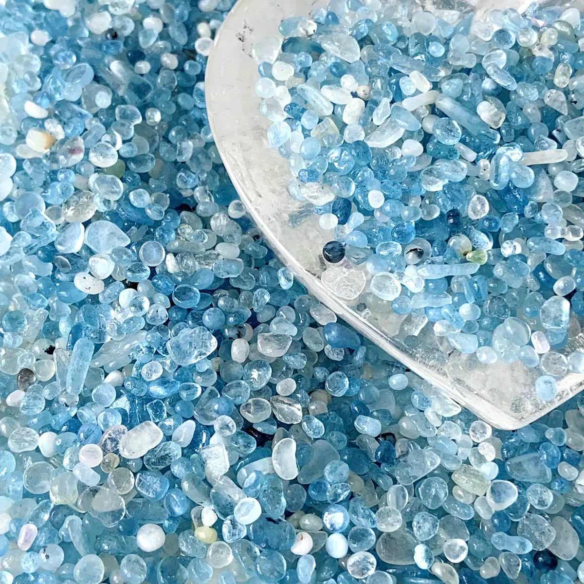 Aquamarine Crystal Chips