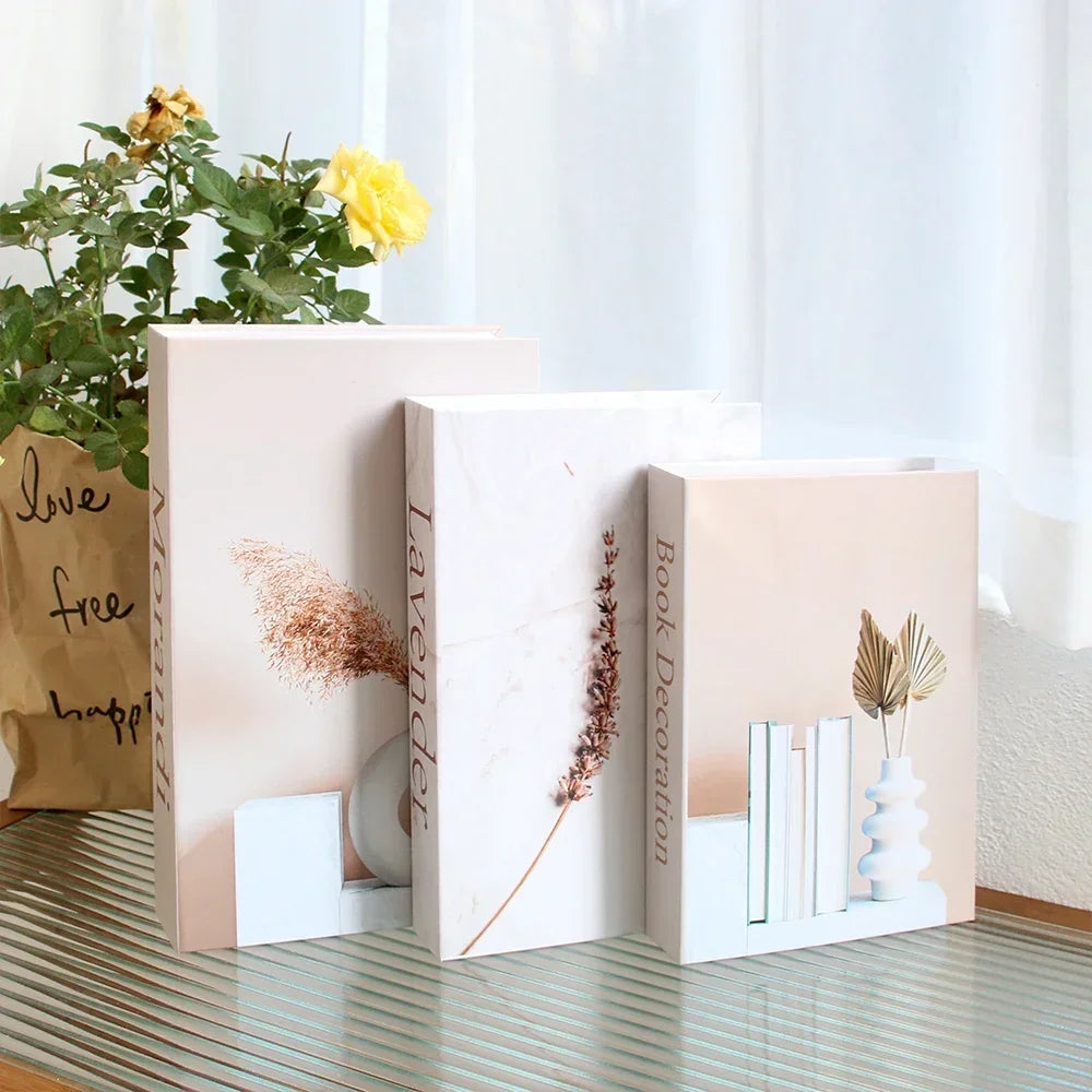 3Pcs Decorative Fake Books