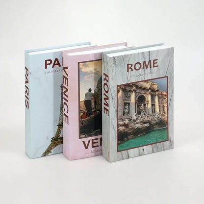 3Pcs Decorative Fake Books