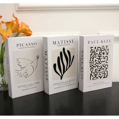 3Pcs Decorative Fake Books