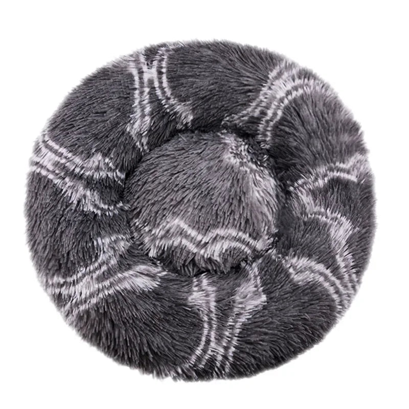 Round Plush Pet Bed