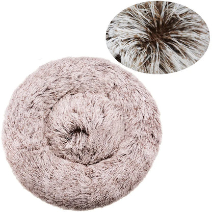 Round Plush Pet Bed