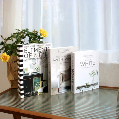 3Pcs Decorative Fake Books