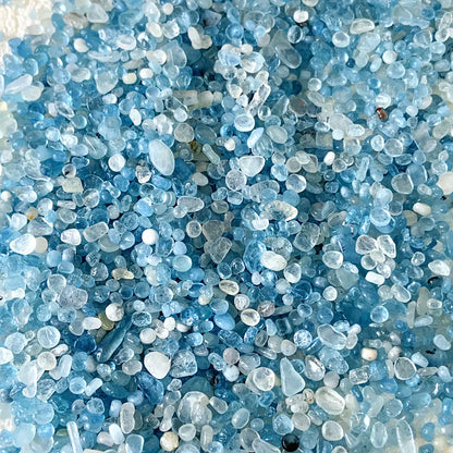 Aquamarine Crystal Chips