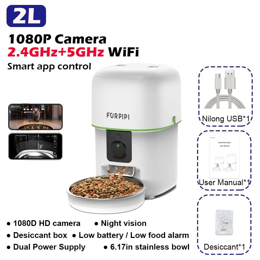 1080P Smart Automatic Cat Feeder